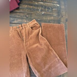 Provision and Company wide leg corduroys never worn.